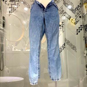 RARE Escada Sport Tina Linen&Cotton Blend Drawstring Jeans